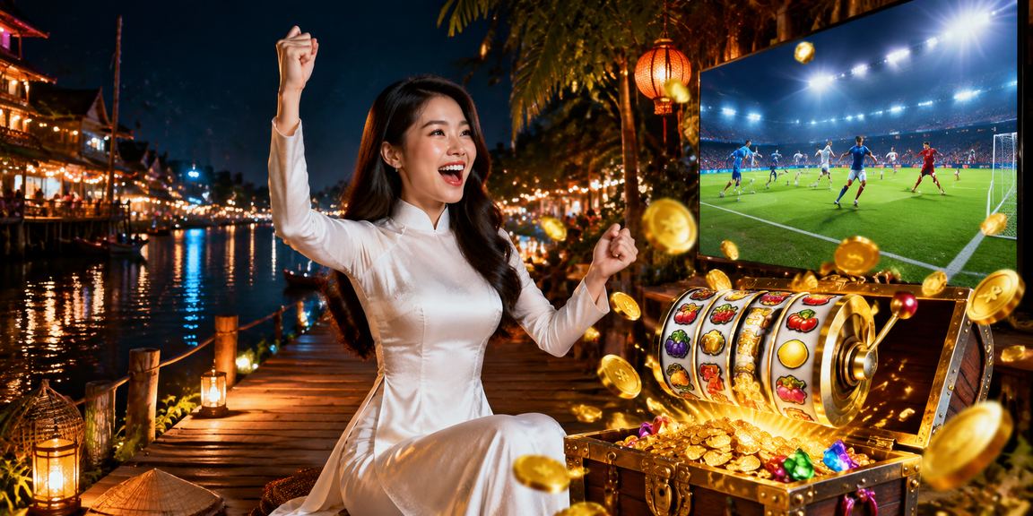 Hình ảnh người chơi Việt Nam nhận giải thưởng trong không gian giải trí casino online